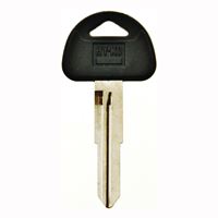 Hy-Ko 12005SUZ17 Automotive Key Blank, Brass/Plastic, Nickel, For: Suzuki Vehicle Locks, Pack of 5 