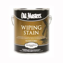 Old Masters 12701 Wiping Stain, Weathered Wood, Liquid, 1 gal, Can, Pack of 2 