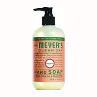 Mrs. Meyers 13104 Hand Soap, Liquid, Geranium, 12.5 oz Bottle 