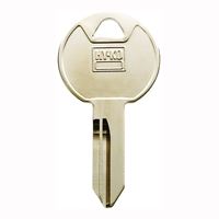 Hy-Ko 11010TM14 Key Blank, Brass, Nickel, For: Trimark Cabinet, House Locks and Padlocks, Pack of 10 