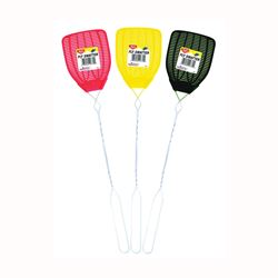 Enoz R-37/51/12 Fly Swatter, 5-3/4 in L Mesh, 4-1/4 in W Mesh, Plastic Mesh, Pack of 24 