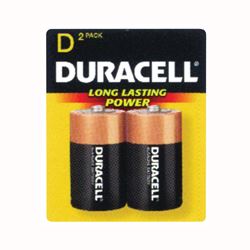 Duracell MN1300B2Z Battery, 1.5 V Battery, 15 Ah, D Battery, Alkaline, Manganese Dioxide 