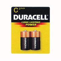 Duracell MN1400B2Z Battery, 1.5 V Battery, 7.8 Ah, C Battery, Alkaline, Manganese Dioxide 