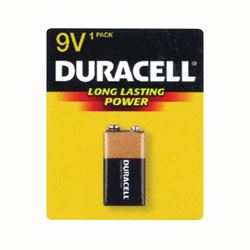 Duracell MN1604B1Z Battery, 9 V Battery, Alkaline, Manganese Dioxide, Rechargeable: No 