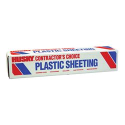Poly-America CF0112-0400C Painters Sheeting, 400 ft L, 12 ft W, Clear 