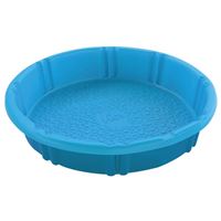Gracious Living 1002-MAYBLUSZ-12 Pool, 60 in Dia, 100 gal Capacity, Round, Polyethylene, Blue 