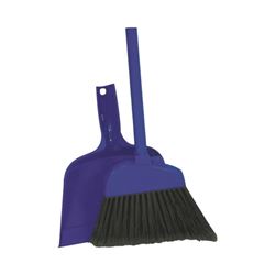 Quickie 700-409TRI Angle Broom, 10 in Sweep Face, Polypropylene Bristle, Steel Handle 