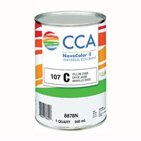 CCA NovoColor II Series 076.008878N.005 Universal Colorant, Yellow Oxide, Liquid, 1 qt 