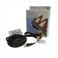 EasyHeat ADKS Series ADKS600 Roof and Gutter De-Icing Cable, 120 ft L, 120 V, 600 W 