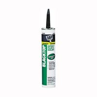 DAP 18020 High-Performance Filler and Sealant, Paste, Black, Strong Solvent, 10.1 oz Cartridge, Pack of 12 