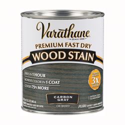 Varathane 304559 Wood Stain, Carbon Gray, Liquid, 1 qt, Can, Pack of 2 