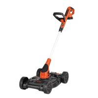 Black+Decker MTC220 Compact Mower, Battery Included, 2 Ah, 20 V, Lithium-Ion, 12 in W Cutting 