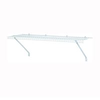 ClosetMaid 1021 Shelf Kit, 24 in L, 12 in W, Steel, White, Pack of 4 