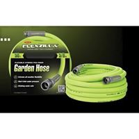 Flexzilla SwivelGrip HFZG5100YWS-N/CA Garden Hose, 5/8 in, 100 ft L, GHT, Polymer, Green 