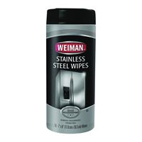 Weiman 92 Stainless Steel Wipes, 8 in L, 7 in W, Fresh, Pack of 4 