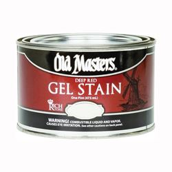 Old Masters 84308 Gel Stain, Rich Mahogany, Liquid, 1 pt, Can 