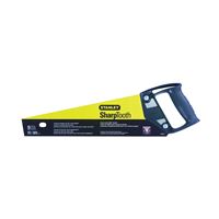Stanley Tradecut STHT20348 Panel Saw, 15 in L Blade, 8 TPI, Comfort Grip Handle, Plastic Handle 