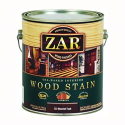 ZAR 12313 Wood Stain, Moorish Teak, Liquid, 1 gal, Can, Pack of 2 