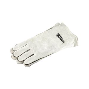 ForneyHide 55200 Welding Gloves, Men's, L, 13-1/2 in L, Gauntlet Cuff, Leather Palm, Gray, Wing Thumb, Leather Back
