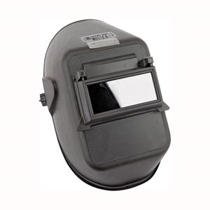 Forney Bandit I Series 55666 Welding Helmet, Ratchet Headgear, Glass, Black, 2 in L Lens, 4-1/4 in W Lens