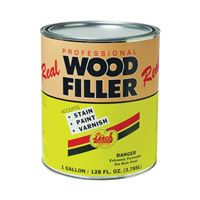 Leech Adhesives LWF-73 Wood Filler, Liquid, Solvent, Natural, 1 gal Can, Pack of 4 