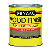 Minwax 700484444 Wood Stain, Classic Gray, Liquid, 1 qt, Can 