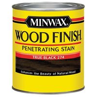 Minwax 700514444 Wood Stain, True Black, Liquid, 1 qt, Can 