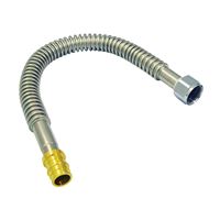 Apollo ExpansionPEX Series EPXCSST18 Water Heater Connector, 3/4 in, Barb x FPT, Stainless Steel, 18 in L 