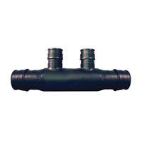 Apollo ExpansionPEX Series EPXM2PTO Open End Manifold, 4.42 in OAL, 2-Inlet, 3/4 in Inlet, 2-Outlet, 1/2 in Outlet 