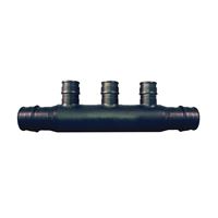 Apollo ExpansionPEX Series EPXM3PTO Open End Manifold, 5.63 in OAL, 2-Inlet, 3/4 in Inlet, 3-Outlet, 1/2 in Outlet 