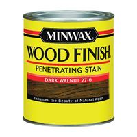 Minwax 70012444 Wood Stain, Dark Walnut, Liquid, 1 qt, Can 