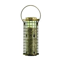 Perky-Pet 114 Squirrel Stumper Feeder, Metal/Plastic, Clear, Antique Gold, Hanging Mounting, Pack of 2 