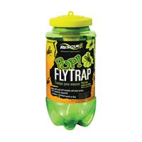 Rescue POP! PFTR-BB4 Fly Trap, Solid, Musty, Reusable 