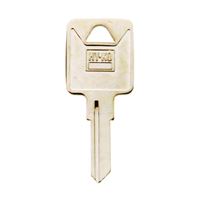 Hy-Ko 11010TM6 Key Blank, Brass, Nickel, For: Trimark Cabinet, House Locks and Padlocks, Pack of 10 