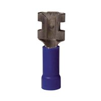 Gardner Bender 20-143F Disconnect Terminal, 600 V, 16 to 14 AWG Wire, 1/4 in Stud, Vinyl Insulation, Blue, 20/PK 