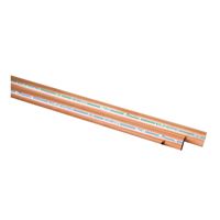 Streamline 1/2X20L Copper Tubing, 1/2 in, 20 ft L, Hard, Type L 