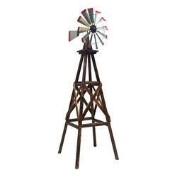 Leigh Country TX 93485 Char-Log Windmill, 9 ft H Tower 