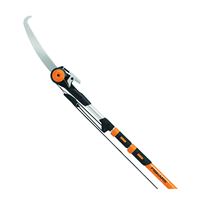 Fiskars 394631-1001 Pole Saw and Pruner, 1-1/4 in Dia Cutting Capacity, Steel Blade, 7 to 16 ft L Extension 
