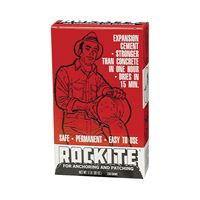 Rockite 10005 Expansion Cement, Powder, White, 1 hr Curing, 5 lb Box, Pack of 4 