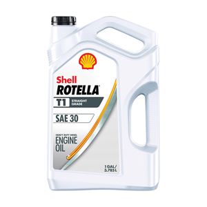 Shell Rotella 550045380 Engine Oil, 30, 1 gal, Pack of 3
