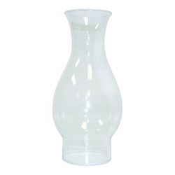 Tiki 417B Lamp Chimney, Glass, Clear, For: Classic, Ellipse Oil Lamps with 2-5/8 in Base, Pack of 6 