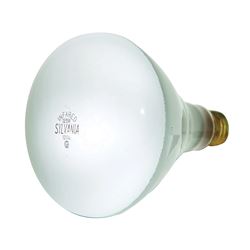 Sylvania 15451 Incandescent Lamp, 125 W, BR40 Lamp, Medium E26 Lamp Base, 1000 Lumens, 2850 K Color Temp 