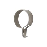 Kenney KN977/19 Cafe Clip Ring, Satin Silver 