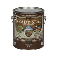 Ready Seal 125 Stain and Sealer, Dark Walnut, 1 gal, Can, Pack of 4 