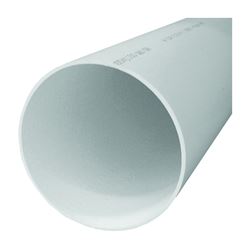 Charlotte Pipe PVC 16015B 0600 Pipe, 1-1/2 in, 20 ft L, SDR 26 Schedule, PVC 