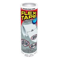 Flex Tape TFSWHTR1210 Tape, 10 ft L, 12 in W, Rubber Backing 
