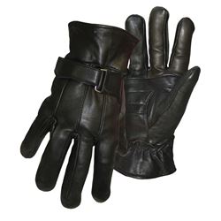Boss 7182M Gloves, M, Wing Thumb, Self-Hemmed Cuff, Grain Sheepskin Leather Palm 