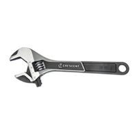 Crescent ATWJ28VS Adjustable Wrench, 8 in OAL, 1-1/8 in Jaw, Alloy Steel, Black Phosphate 