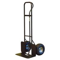 Milwaukee Hand Truck 49977 Hand Truck, 14 in W Toe Plate, 12 in D Toe Plate, 1000 lb, Pneumatic Caster 