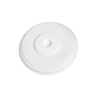 National Hardware N246-041 Door Stop, 5-3/8 in Dia Base, 11/16 in Projection, Plastic, White 